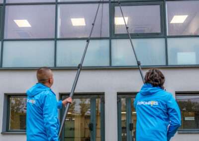 Nettoyage de vitres