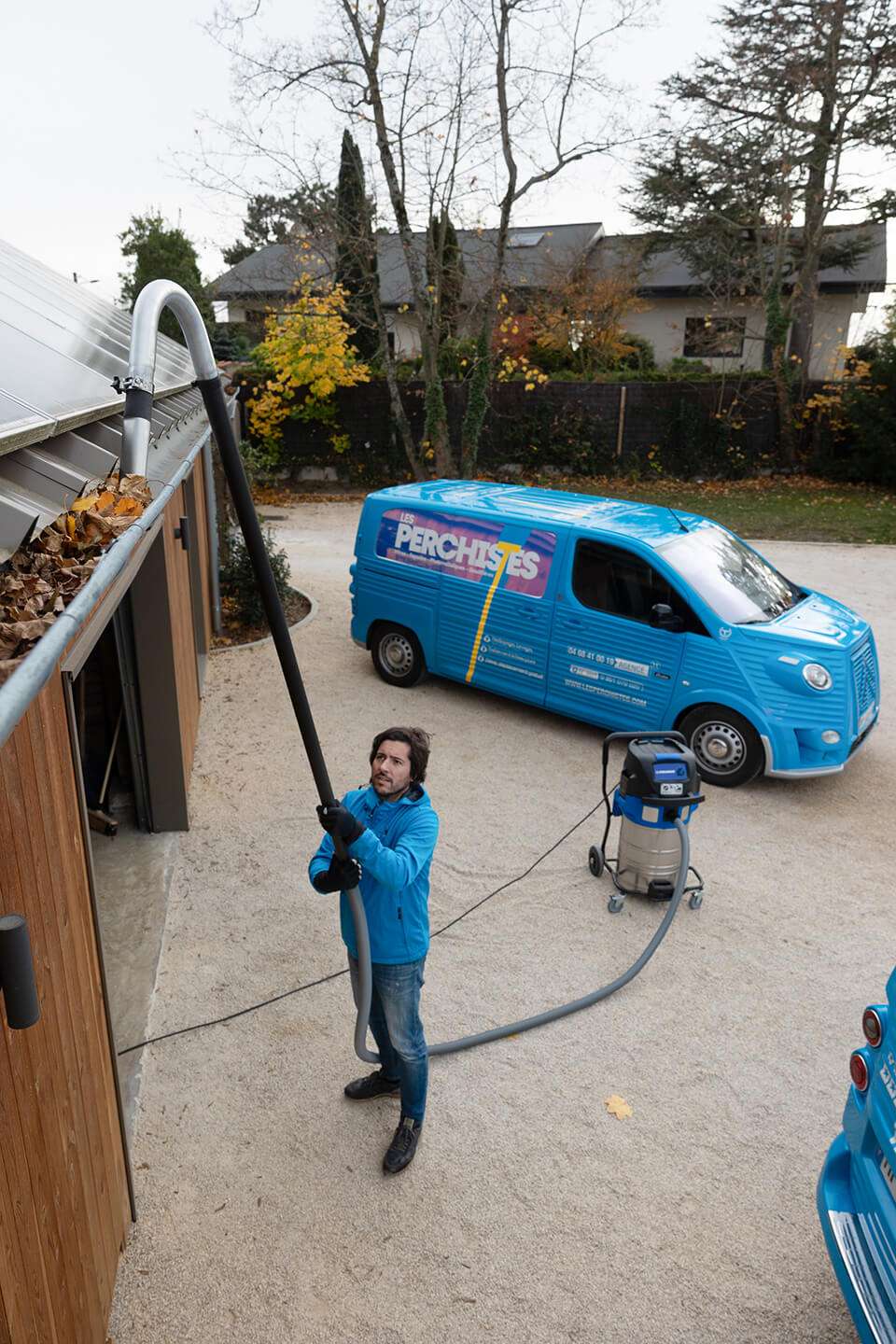 Nettoyage de gouttières