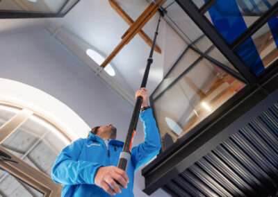 Dépoussiérage en hauteur