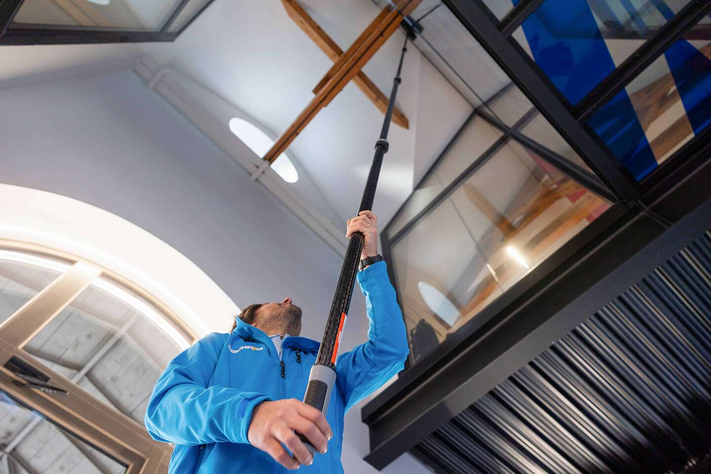 Dépoussiérage en hauteur